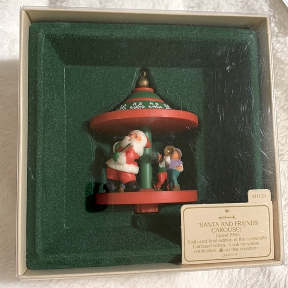 Hallmark “Santa and Friends Carousel” Ornament - Picture 1 of 11